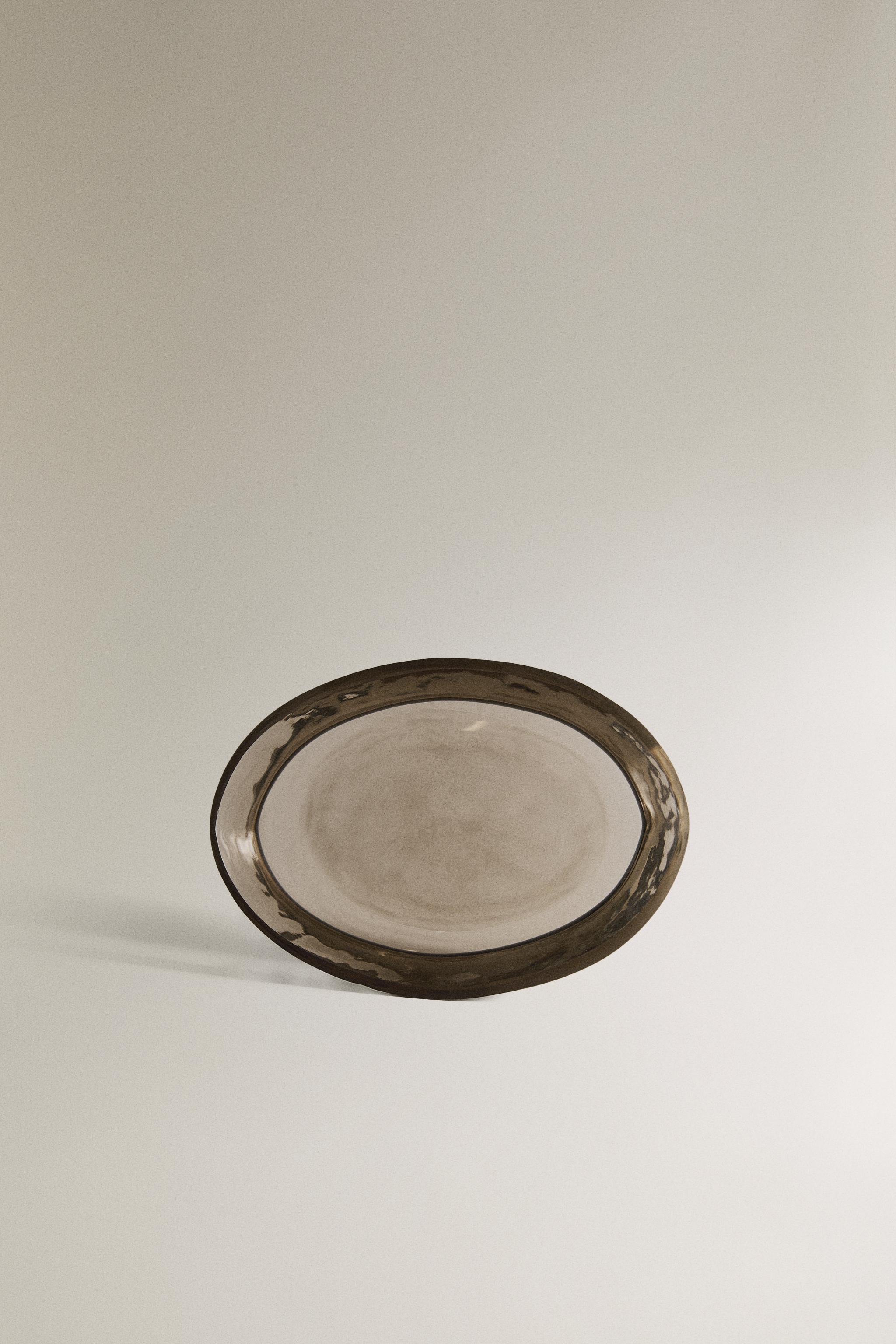 PORTE-SAVON BAIN VERRE TEXTURE FUMÉE